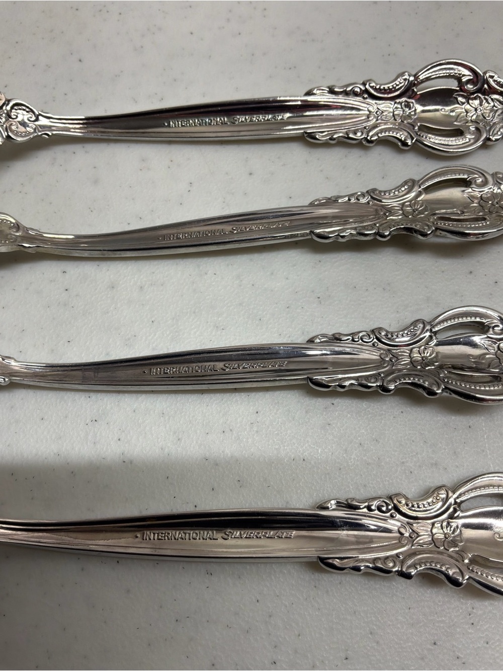Vintage International Silver Plate Empress Pattern 43 Pcs - Picture 7 of 10